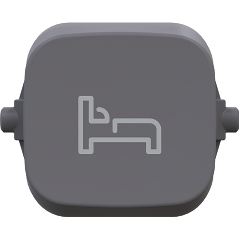 Clipsal Iconic Essence Essence Dolly Rocker BED Ash Grey - E40BDR-AG - ARCK Electrical Wholesale Supplies