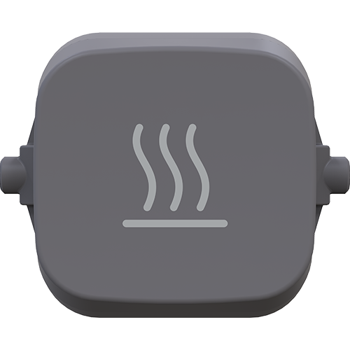 Clipsal Iconic Essence Essence Dolly Rocker HEAT Ash Grey - E40RH-AG - ARCK Electrical Wholesale Supplies