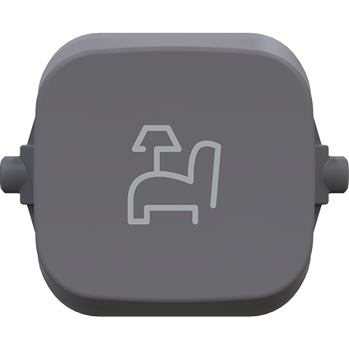 Clipsal Iconic Essence Essence Dolly Rocker LOUNGE Ash Grey - E40RLO-AG - ARCK Electrical Wholesale Supplies