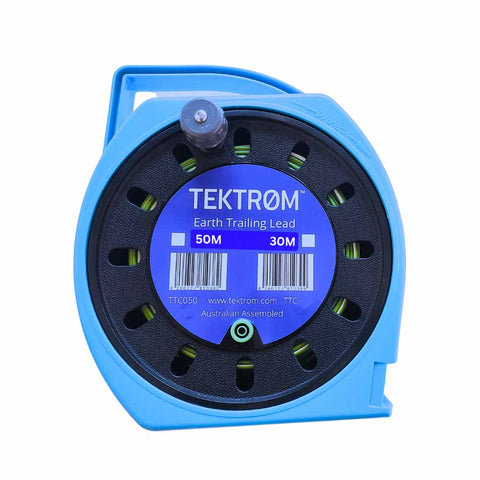 Trailing Earth Lead 50m with Earth Stake V2 - TEKTROM - EARTH-TTC050-V2