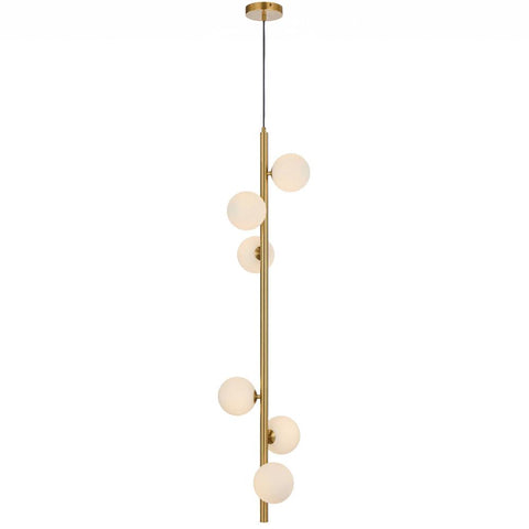 ELSON 6 LIGHT PENDANT ANTIQUE GOLD - ELSON PE06-AGAMT