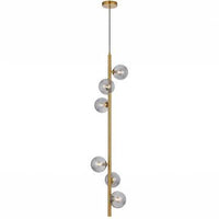 Elson 6 Light Pendant Antique - ELSON PE06-AGSMT
