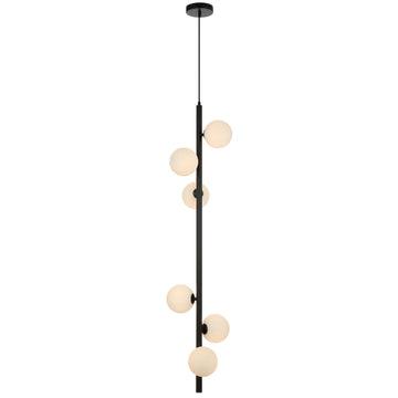 Elson 6 Light Pendant Black - ELSON PE06-BKOM