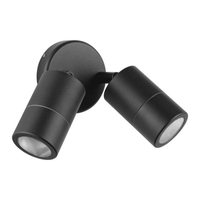 Fremantle 2 Light Adjustable Outdoor Wall Light Black - 206149