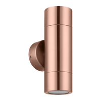 Fremantle Outdoor Up/Down Wall Light Copper - 206128