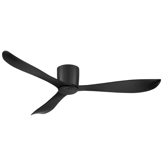 Mercator Instinct Low Profile DC Ceiling Fan with Remote Control - FC1100133WH / FC1100133BB