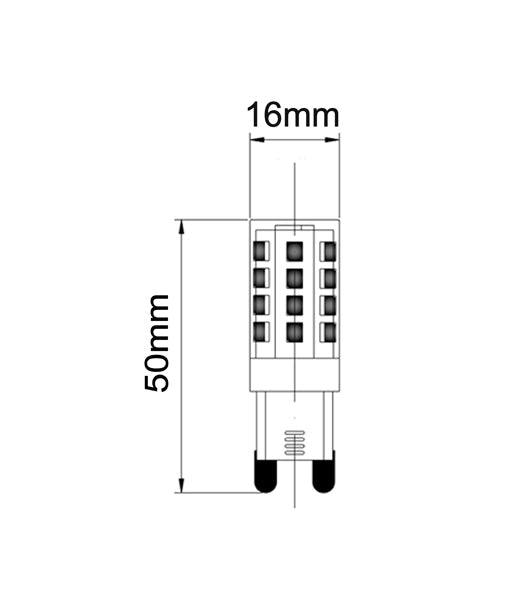 LED G9 3W Light Bulb Natural W - G90002