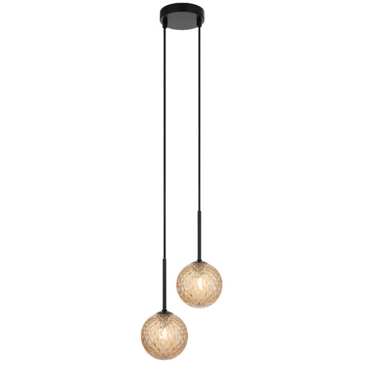 GASTON 2 LIGHT PENDANT BLACK - GASTON PE2-BKAMT