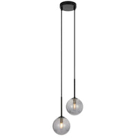 GASTON 2 LIGHT PENDANT BLACK - GASTON PE2-BKSM