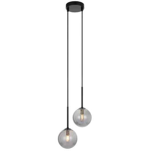 GASTON 2 LIGHT PENDANT BLACK - GASTON PE2-BKSM