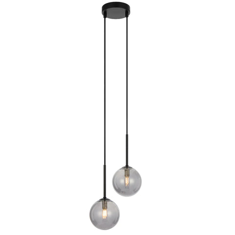 GASTON 2 LIGHT PENDANT BLACK - GASTON PE2-BKSM
