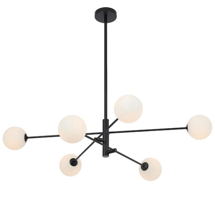 GASTON 6 LIGHT PENDANT BLACK - GASTON PE6-BKOM