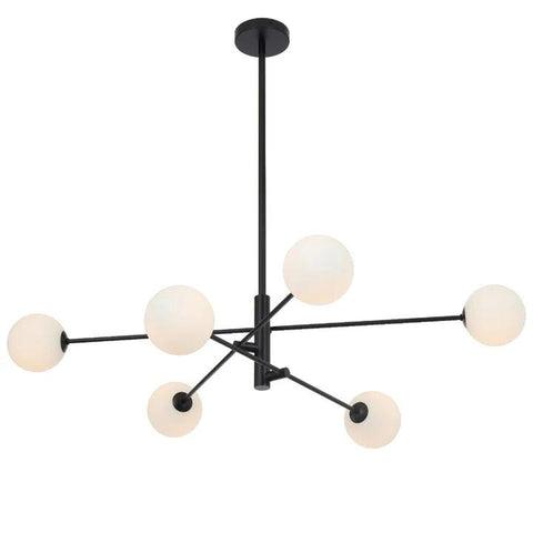 GASTON 6 LIGHT PENDANT BLACK - GASTON PE6-BKOM