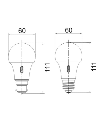 CLA Lighting GLS LED Globe BC - GLSTRIBC1
