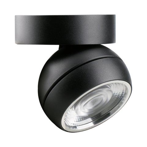Black 6-9w Dimmable Surface Mounted Spot Light 3000k, 4000k, 5000k - HCP-1020931
