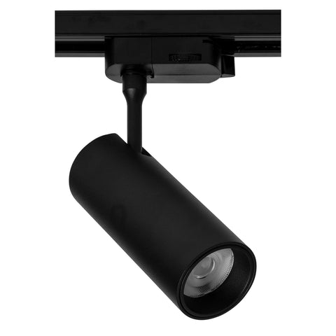 Single Circuit 240v 10w Dimmable Track Head Black 2700k, 3000k, 4000k, 5000k, 5700k - HCP-1021011