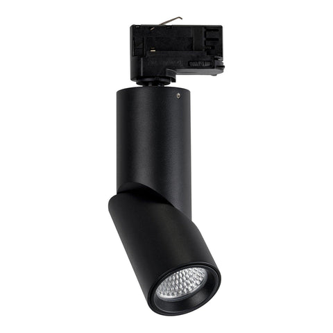 Three Circuit 240v 7w Dimmable Rotatable Black Track Light 3000k, 4000k, 5500k - HCP-1022101