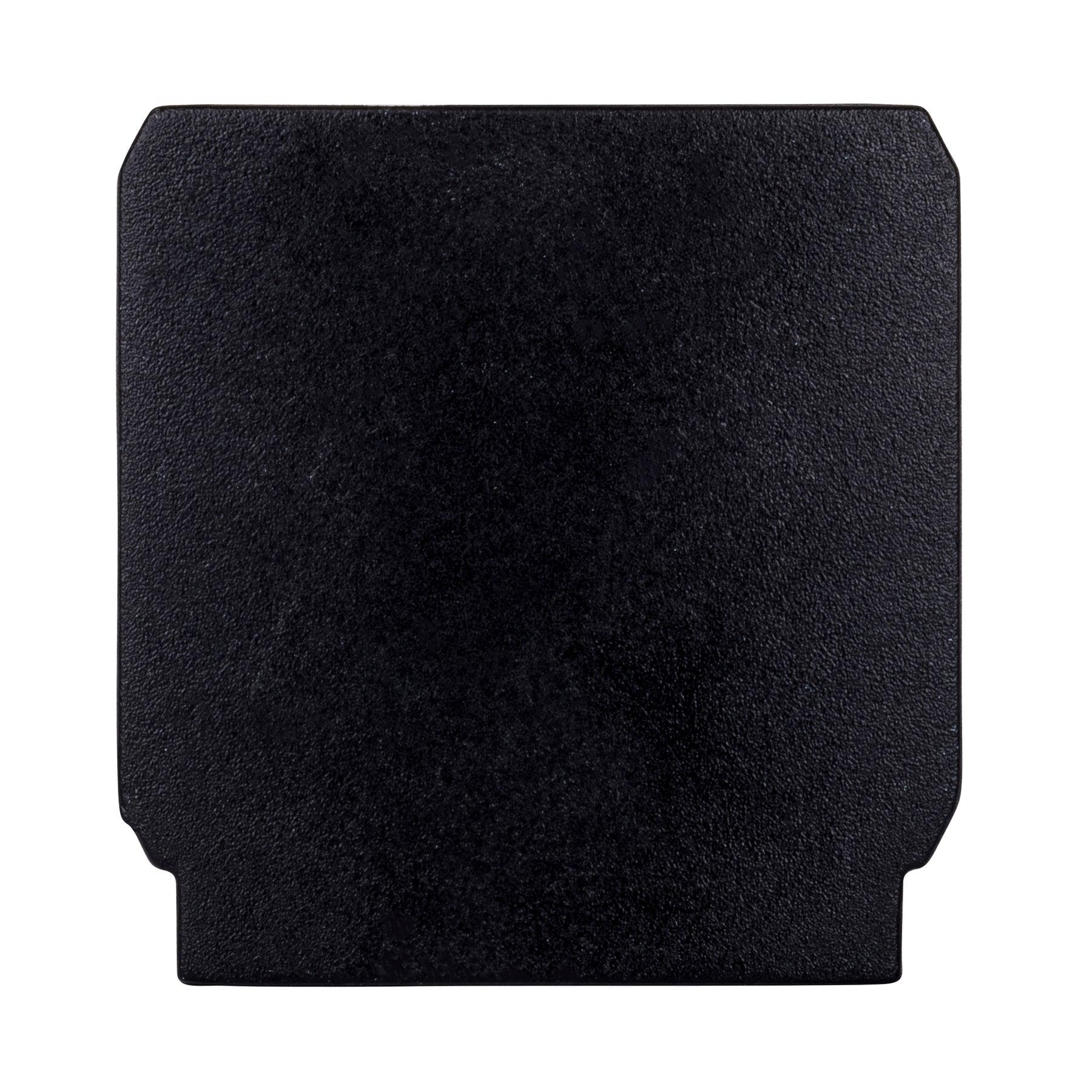 Three Circuit Track End Cap Black - HCP-102300-EC - ARCK Electrical Wholesale Supplies