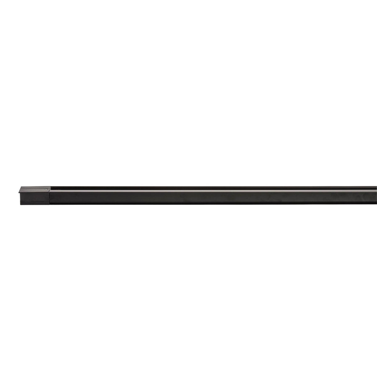 Three Circuit Recessed Track Black complete with Live End - 3m Length - HCP-102331