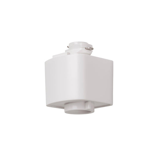 Single Circuit Track Adaptor White - HCP-103100-ADAPTOR - ARCK Electrical Wholesale Supplies