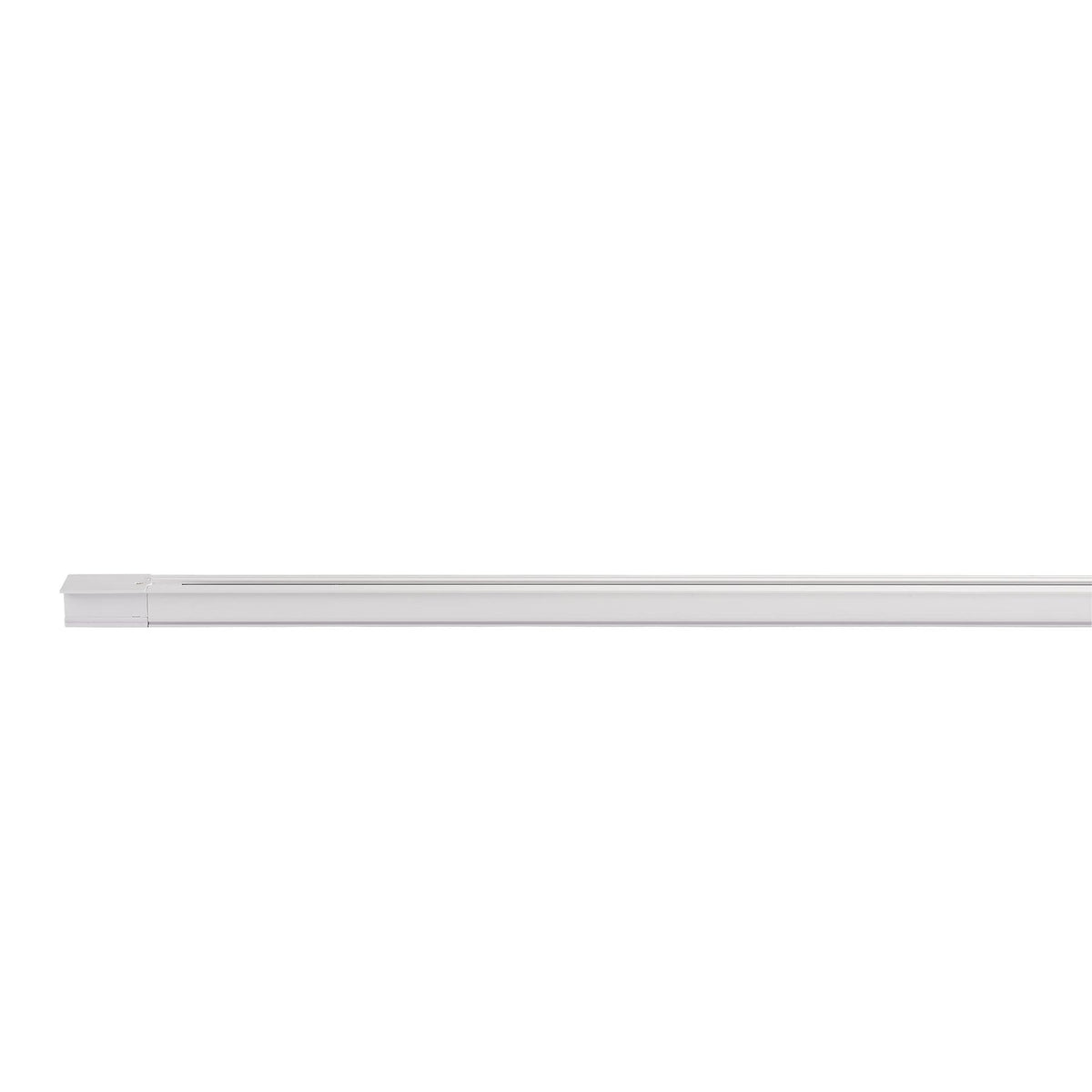 Three Circuit Recessed Track White complete with Live End - 3m Length - HCP-103331