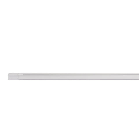Three Circuit Recessed Track White complete with Live End - 3m Length - HCP-103331