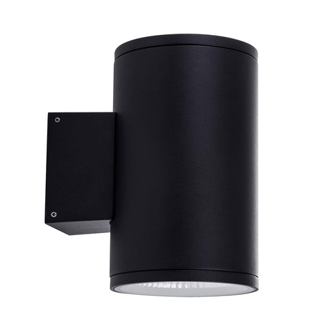2x 12w Black Up and Down Wall Light 3000k, 4000k, 5500k - HCP-212240