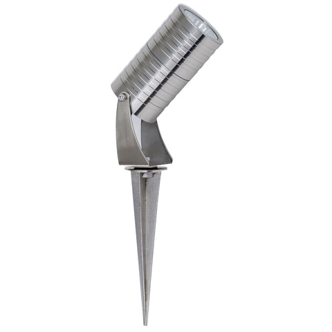 316 Stainless Steel 24v DC 7w LED Garden Spotlight TRI-COLOUR 3000k, 4000k, 5500k - HCP-241070