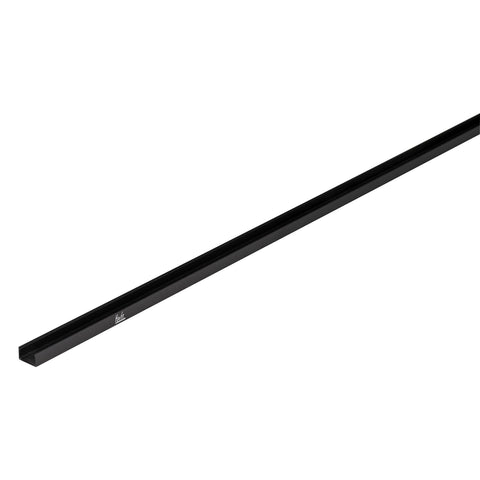 Black Aluminium Channel to suit Bendable Wall Washers  - 1000mm Length - HCP-24718-ALU