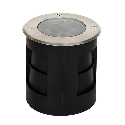 13.5w 24v DC Round 316 Stainless Steel Adjustable Inground Light 4000k - 180mm Face - HCP-251134