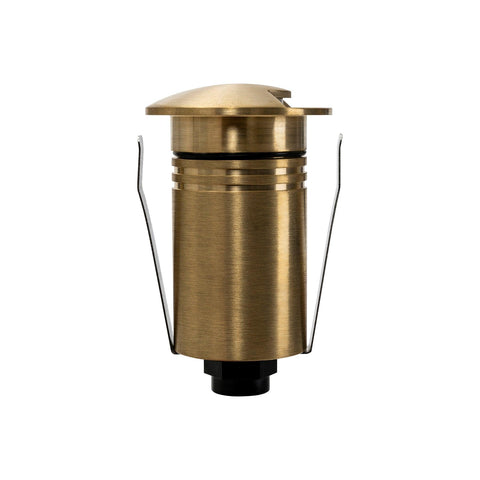 24v DC 1 way 2.5w Solid Brass Inground Light 3000K, 4000K, 5500K - HCP-275103