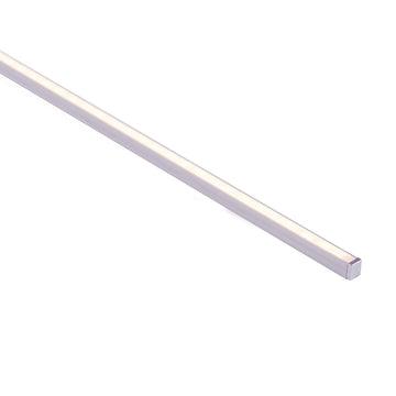 HAVIT Silver 6x7mm Aluminium profile with diffuser kit per metre - HCP-4110607