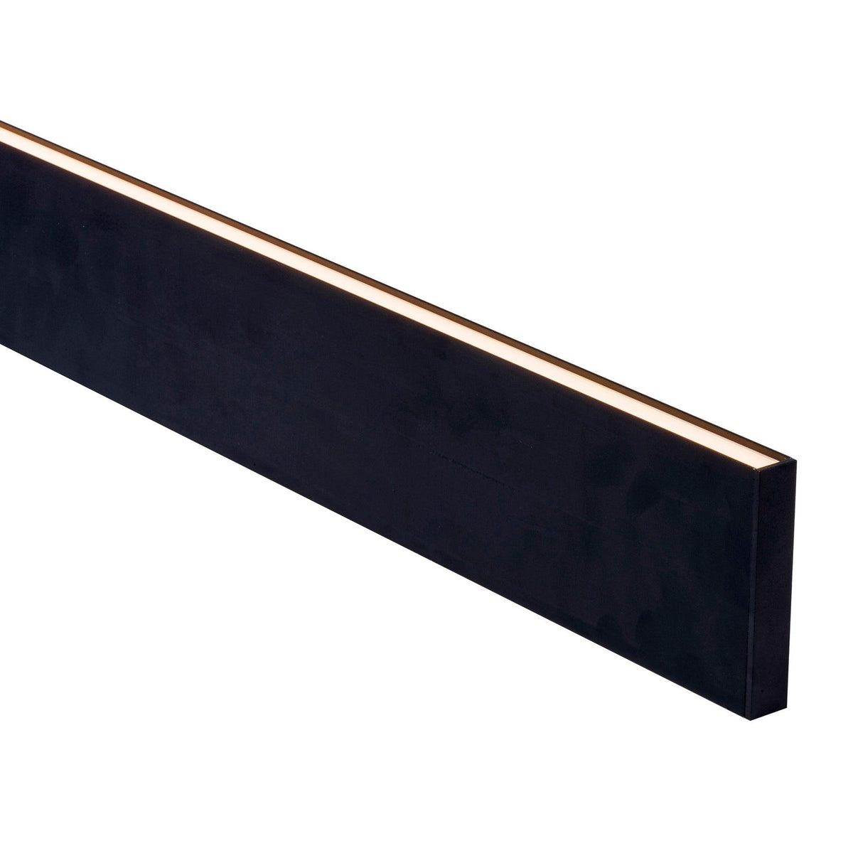 Black 18x96mm Aluminium profile with diffuser kit per metre, (kit includes custom cut length + 2x End Caps Per Length) - HCP-4421896 - ARCK Electrical Wholesale Supplies