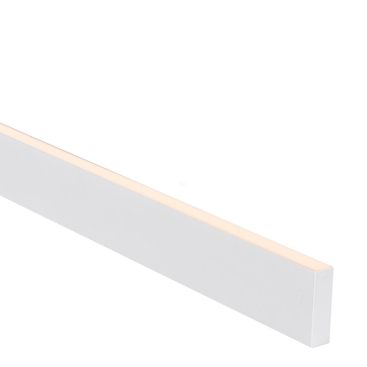 White 20x70mm Aluminium profile with diffuser kit per metre, (kit includes custom cut length + 2x End Caps Per Length) - HCP-4432070 - ARCK Electrical Wholesale Supplies