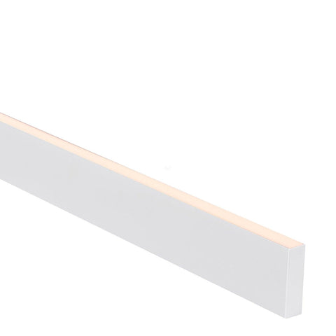 White 20x70mm Aluminium profile with diffuser kit per metre, (kit includes custom cut length + 2x End Caps Per Length) - HCP-4432070 - ARCK Electrical Wholesale Supplies