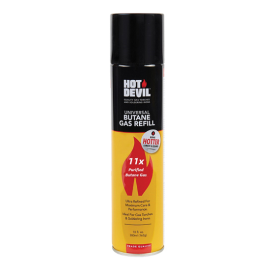Purified 11x Butane Gas 300ml - HDGAS5