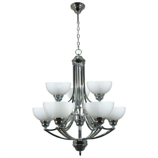 Houston 9 Light Pendant Chrome - 1000256 - ARCK Electrical Wholesale Supplies