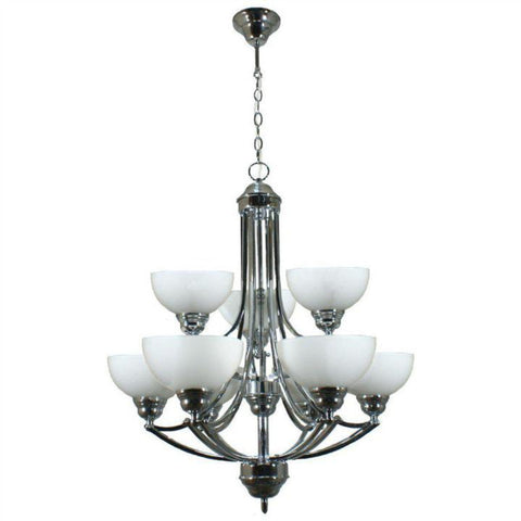 Houston 9 Light Pendant Chrome - 1000256 - ARCK Electrical Wholesale Supplies
