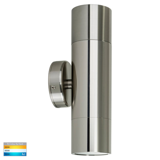 Up & Down Wall Pillar Light 316 Stainless Steel - HV1007GU10T