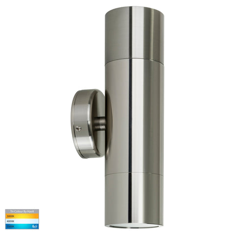 Up & Down Wall Pillar Light 316 Stainless Steel - HV1007GU10T