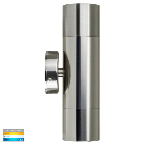 Up & Down Wall Pillar Light 316 Stainless Steel - HV1007GU10T