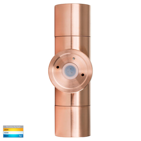 Up & Down Wall Pillar Light Solid Copper - HV1015T