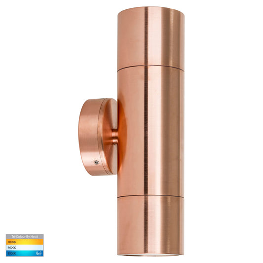 Up & Down Wall Pillar Light Solid Copper - HV1017GU10T