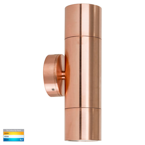 Up & Down Wall Pillar Light Solid Copper - HV1017GU10T
