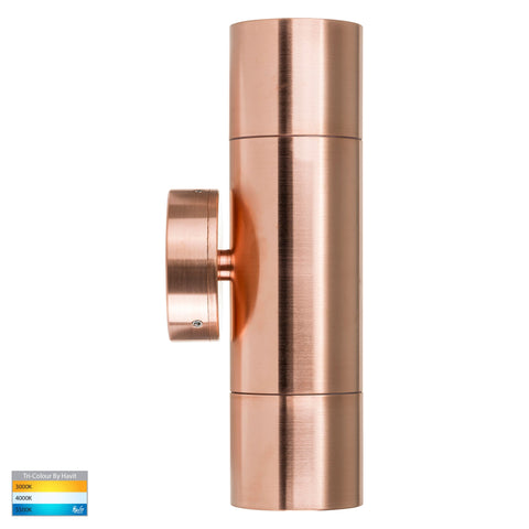 Up & Down Wall Pillar Light Solid Copper - HV1015T