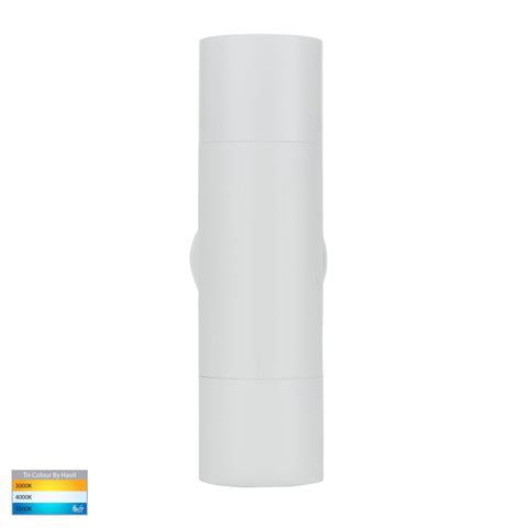 Up & Down Wall Pillar Light White - HV1035T