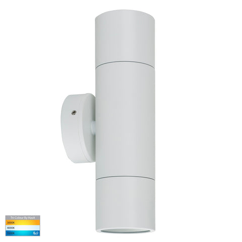 Up & Down Wall Pillar Light White - HV1035T