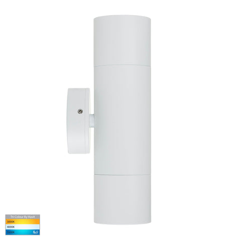 Up & Down Wall Pillar Light White - HV1037MR16T