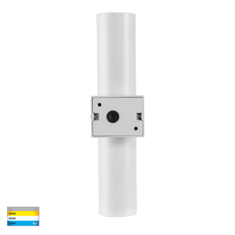 Luz White TRI Colour Single Up & Down Wall Pillar Lights - HV10391T