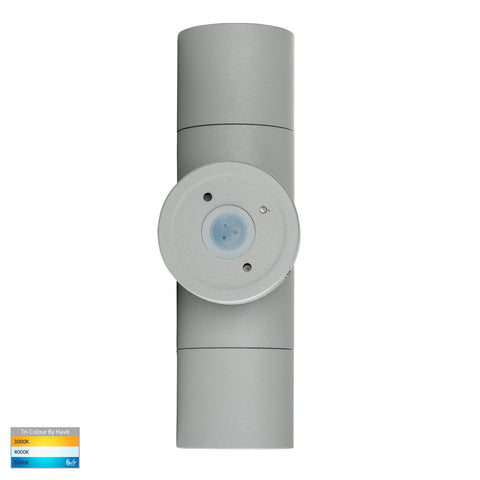 Up & Down Wall Pillar Light Silver - HV1047GU10T
